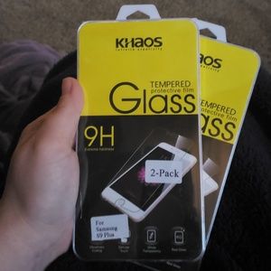 Galaxy s9 plus tempered glass 2 pack